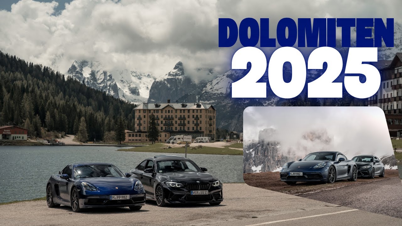 Dolomiten Roadtrip im BMW M2 & Porsche Cayman GTS – Jaufenpass bis Wolkenstein | Cinematic Vlog