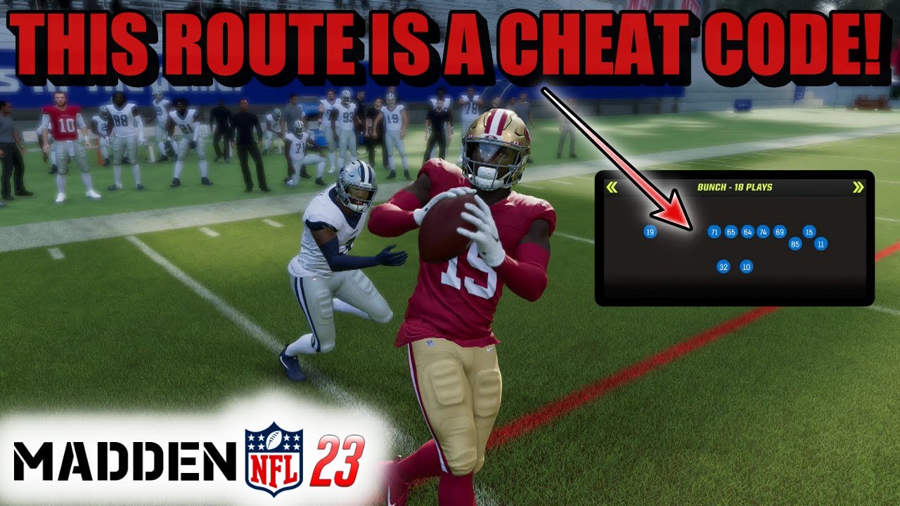 THIS ROUTE IS A CHEAT CODE! KILL ANY DEFENSE! MADDEN 23 TIPS