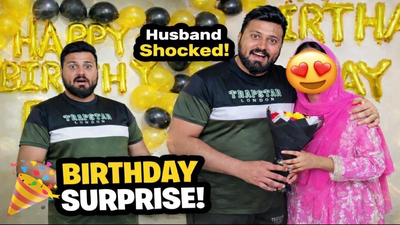 Husband Shocked to See His Birthday Surprise!🥰| Family Vlog 