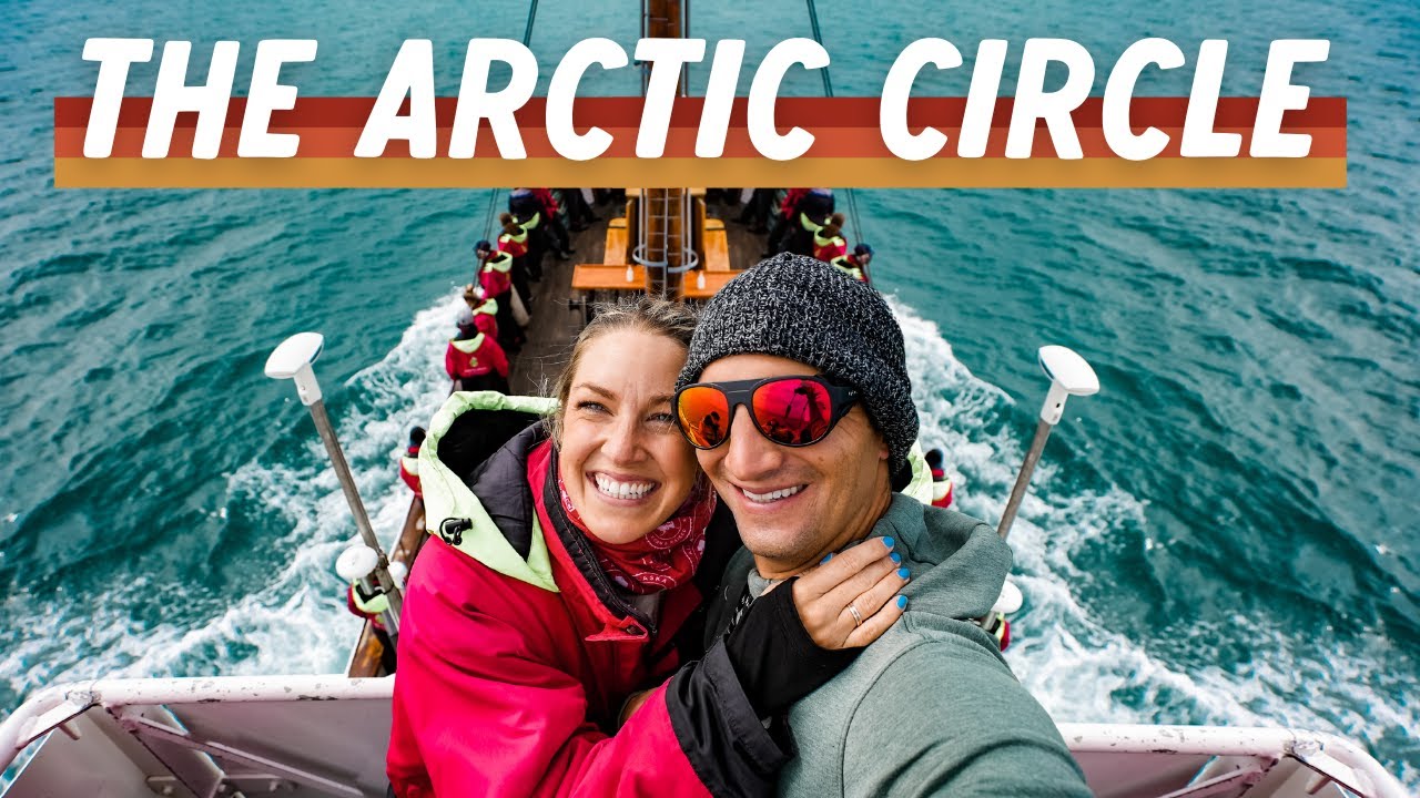 YOU CAN ACTUALLY TOUCH THE ARCTIC CIRCLE - [Husavik Whale Watch + Grimsey Island]