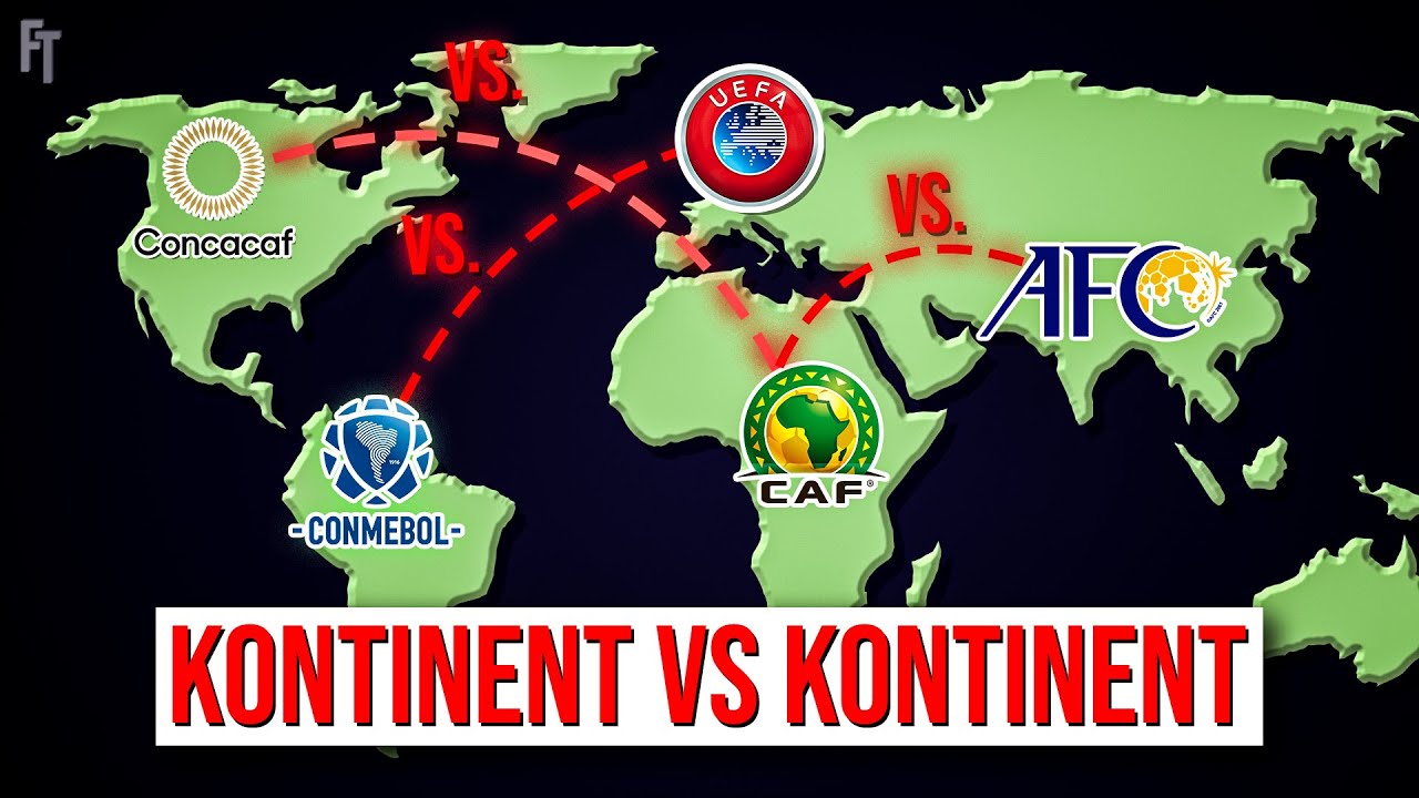 Was wäre, wenn Kontinente gegeneinander spielen?