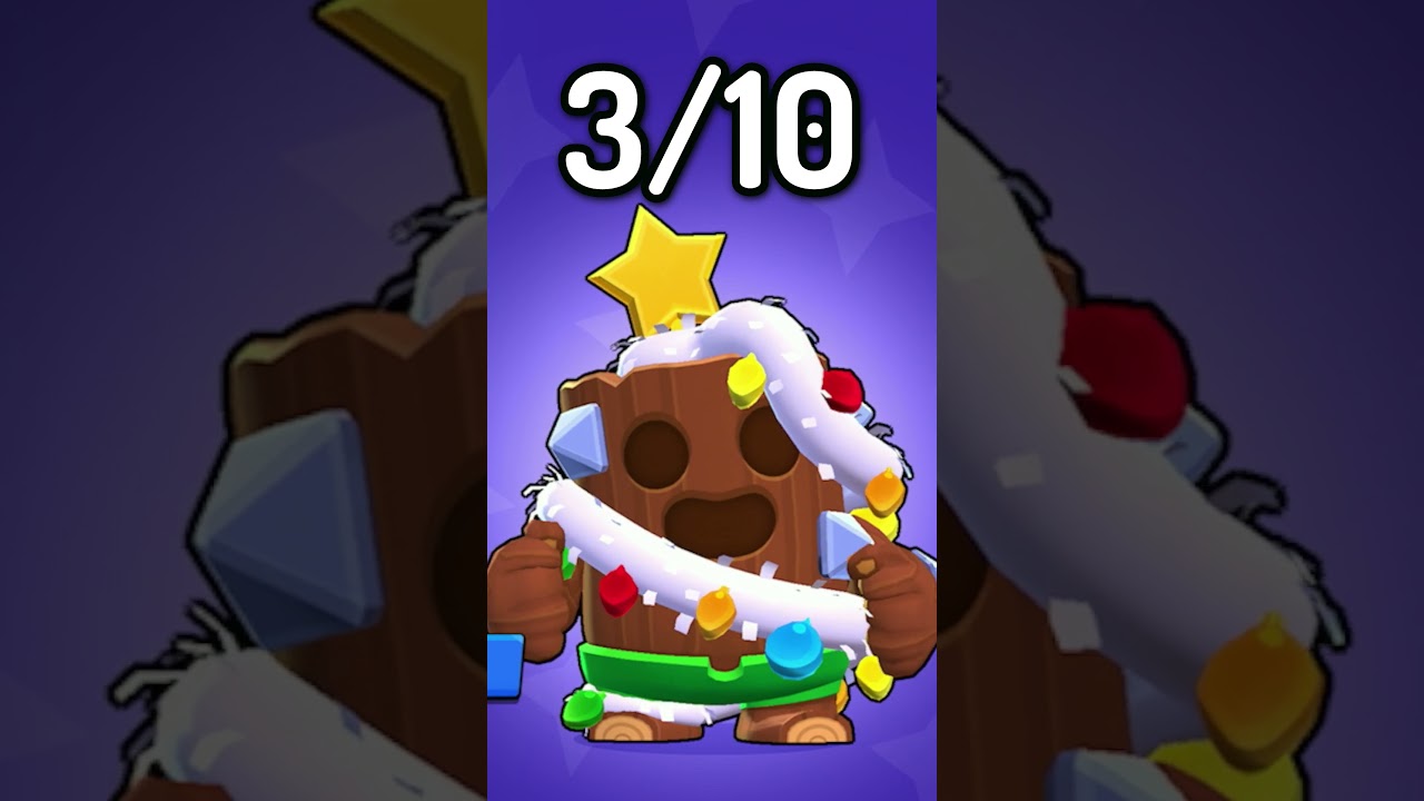 Ranking Every Spike Skin Again... #brawlstars #brawlstarsgame #shorts