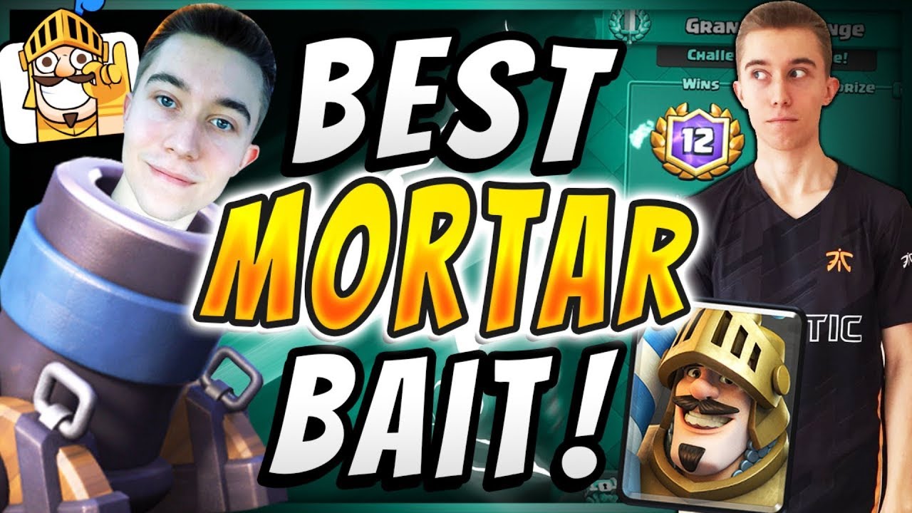 #1 STRONGEST MORTAR BAIT DECK FROM CRL — Clash Royale