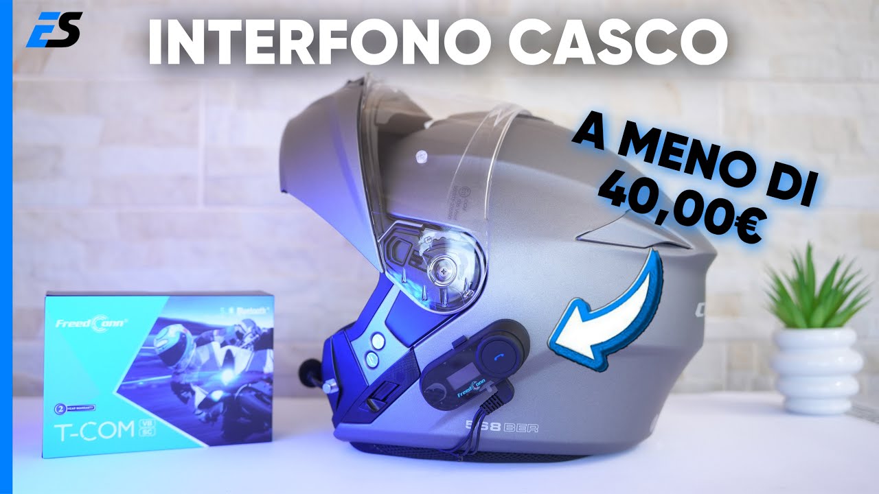 Interfono moto ECONOMICO ma OTTIMO con tanti accessori inclusi per qualsiasi tipologia di casco