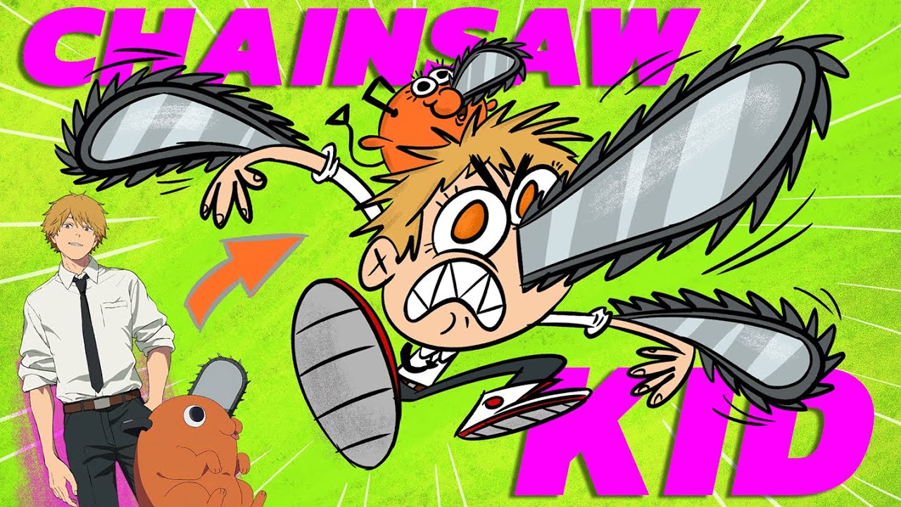 Drawing Chainsaw Man like it&rsquo;s on 90&rsquo;s Cartoon Network!