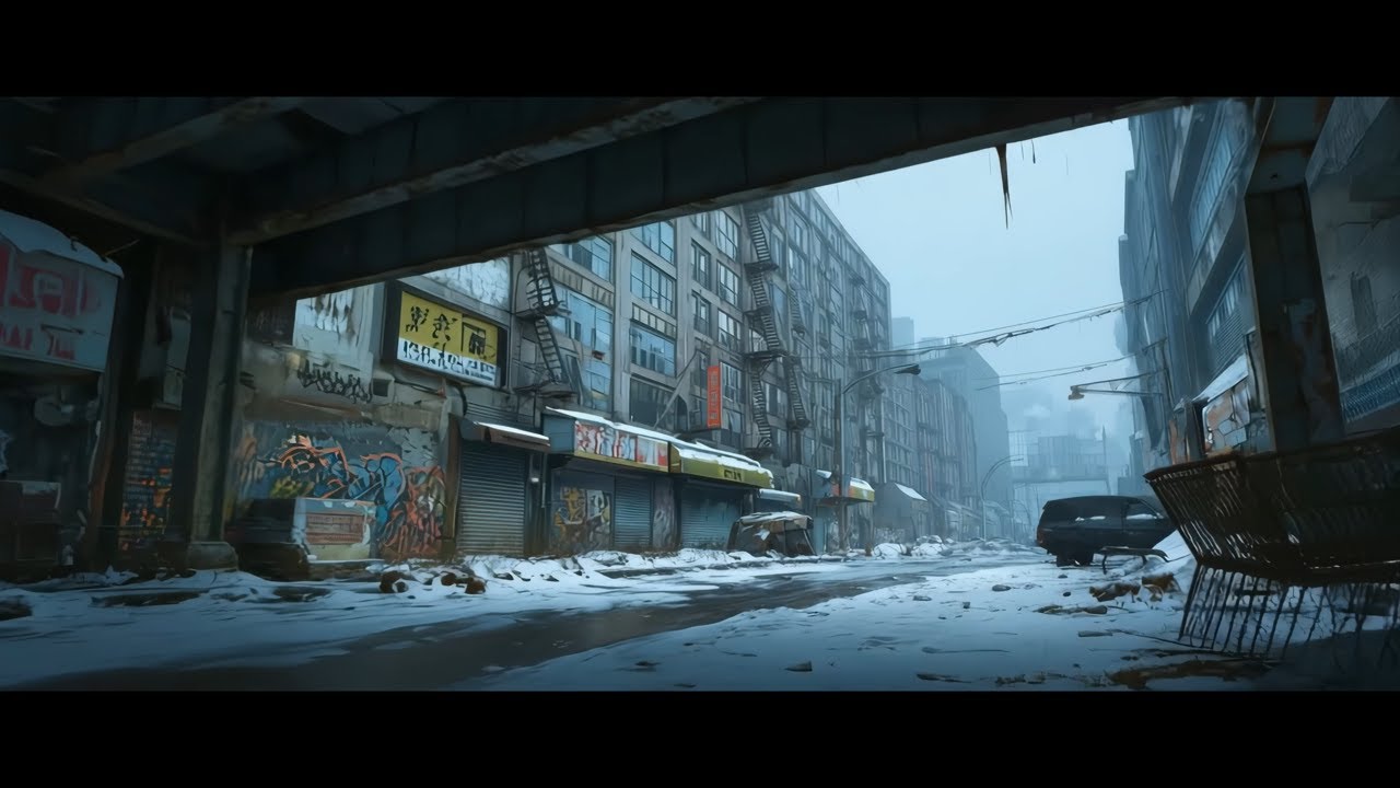 A Completely Abandoned City — Only Wind, No Music, No People, No Lights