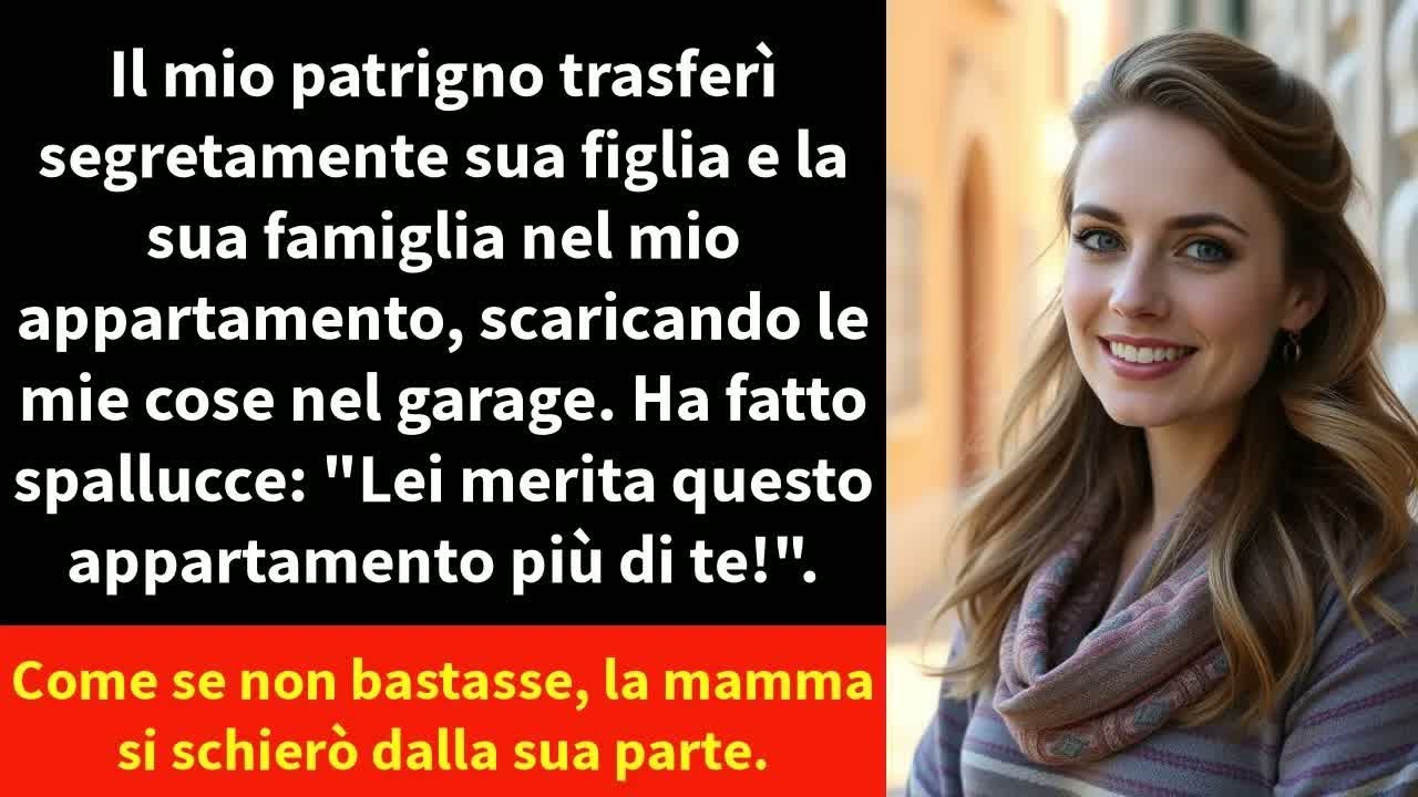 Il mio patrigno trasferì segretamente sua figlia e la sua famiglia nel mio appartamento,