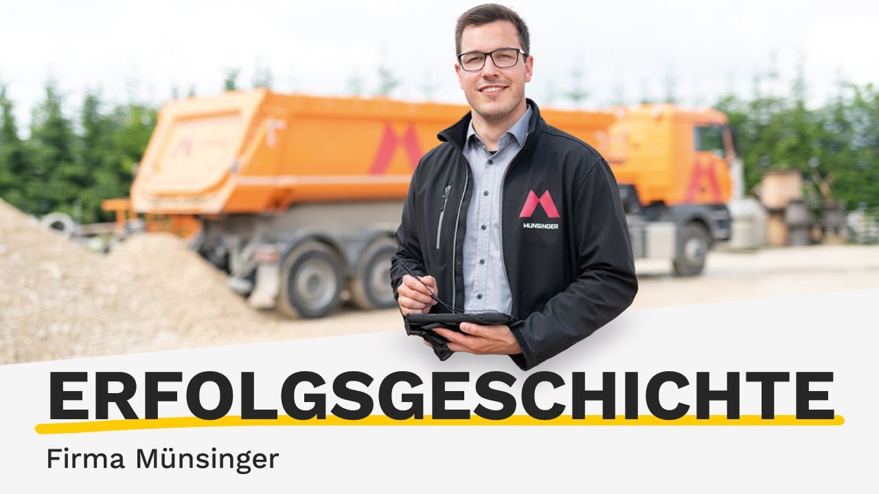 Mitarbeiter-, Maschinen- und Materialverwaltung bei Münsinger | 123erfasst Erfolgsgeschichte