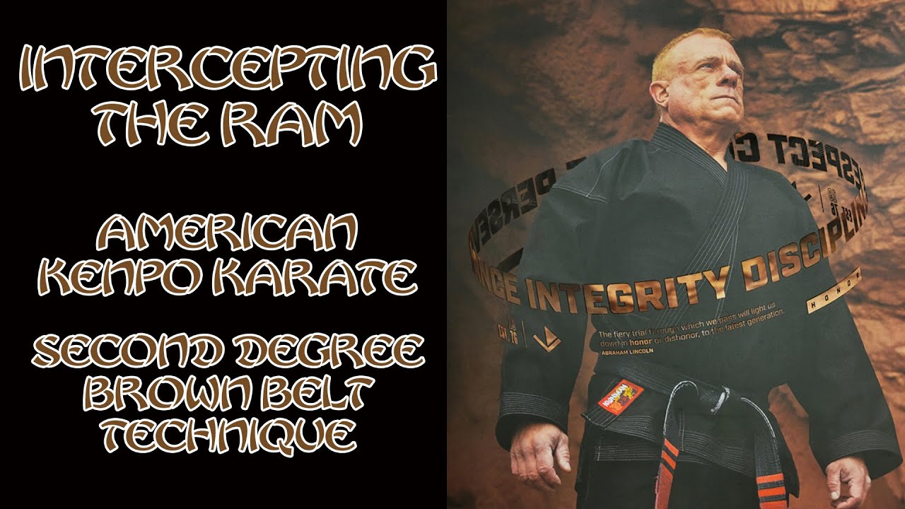Intercepting The Ram American Kenpo Karate 2nd Degree Brown Belt