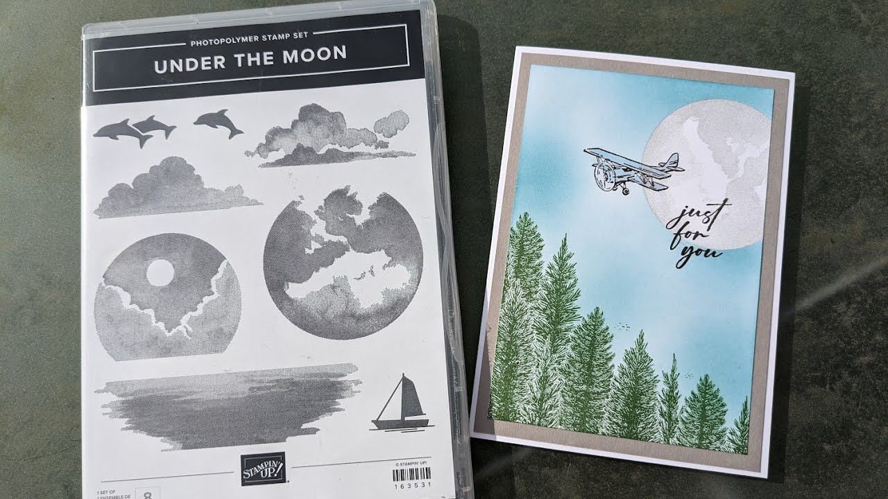 Under the Moon stamp set - perfect for creating scene cards