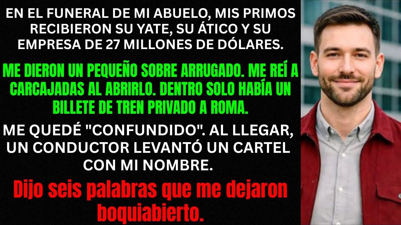 Una herencia de 27 millones de dólares y un misterioso billete de tren: lo que descubrí me impactó.