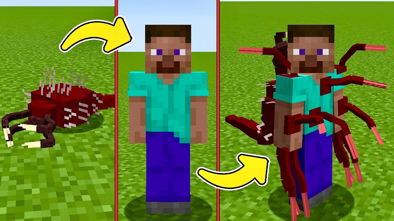 WORM Parasite Mod Minecraft - BloodTrain Parasite Infection