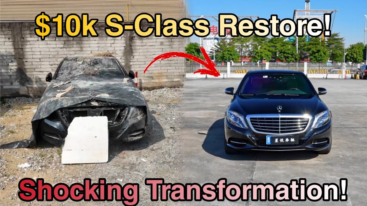 $10,000 Mercedes S320 Full Restoration | Real-Life Refurbishment Story