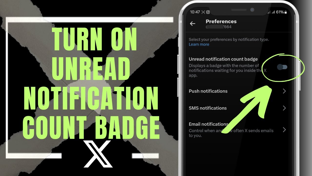 How To Turn On Unread Notification Count Badge On X Twitter App