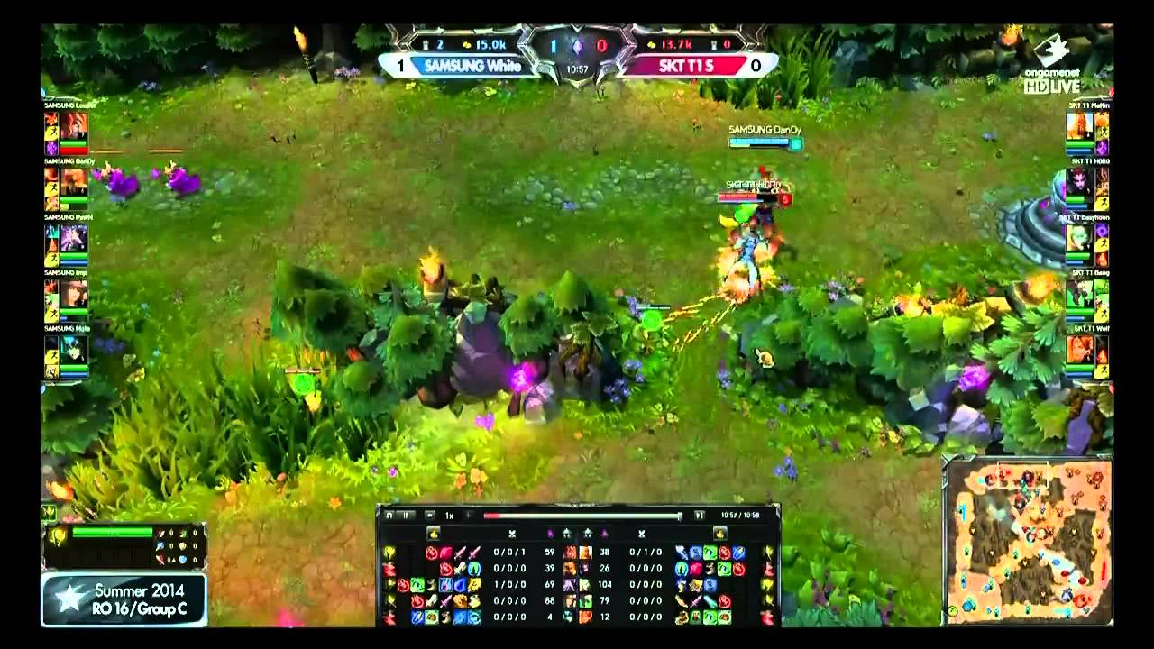 LOL CHAMPIONS SUMMER 2014 (SKT T1 S vs. SAMSUNG White) Match2