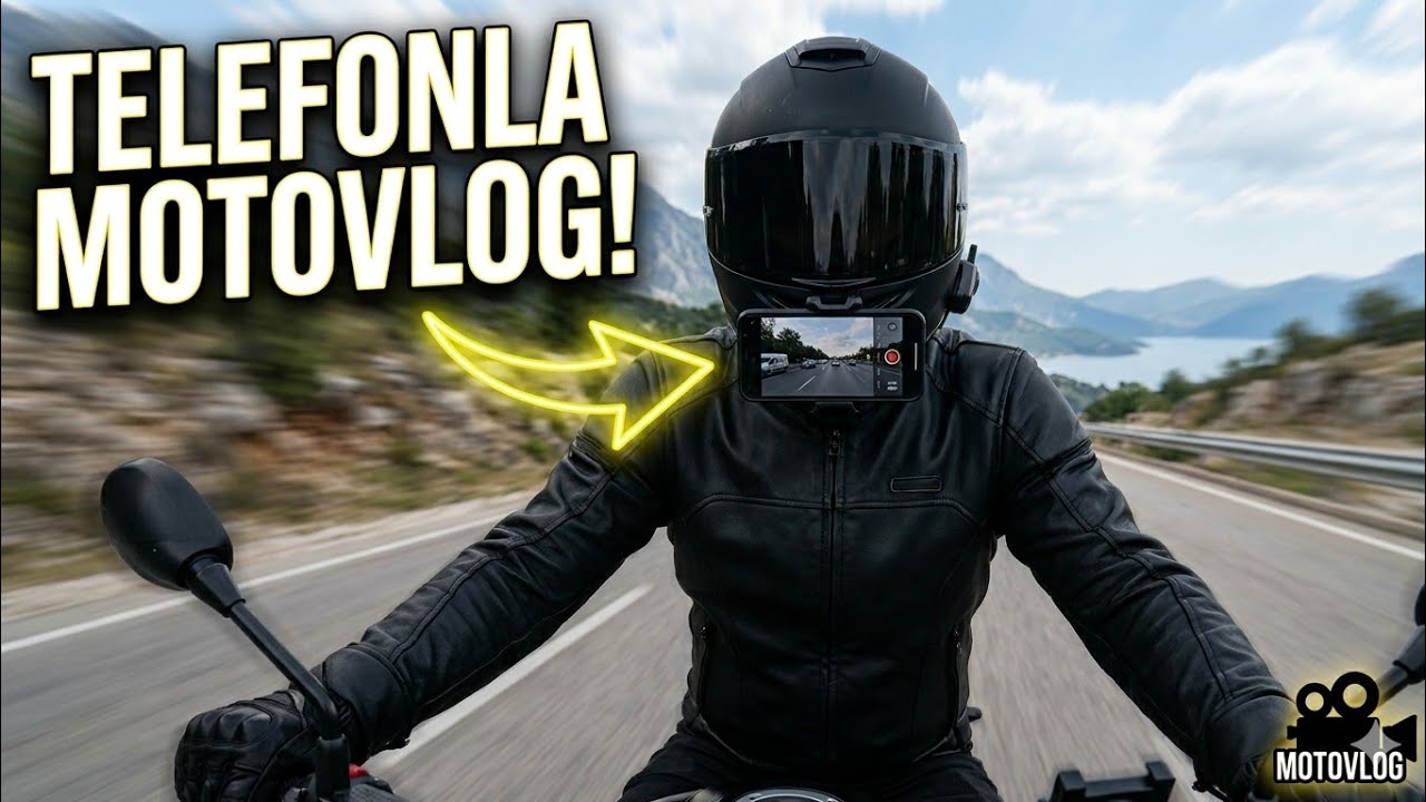 Telefon kamerası ile motovlog v2