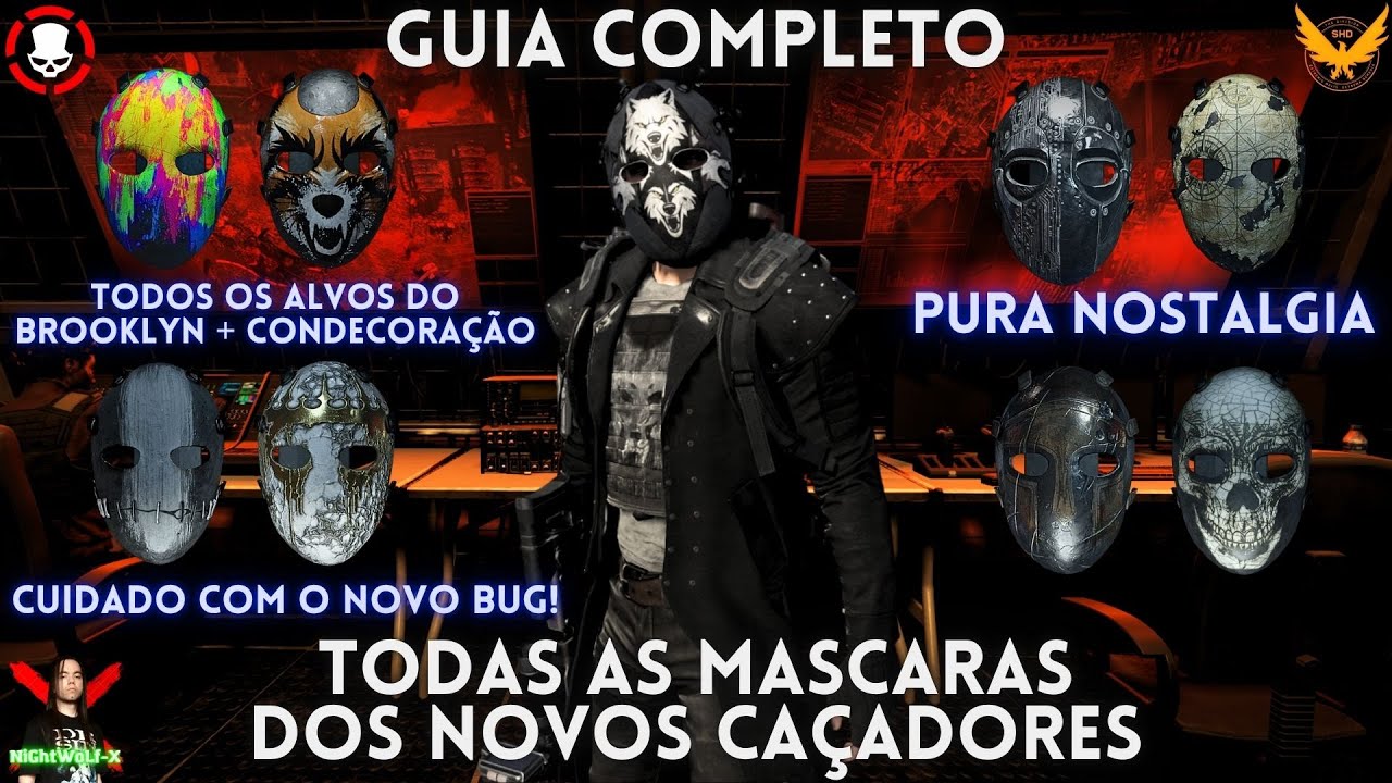 The Division 2 - Guia Completo / Todas as Mascaras dos novos Caçadores da DLC do Brooklyn