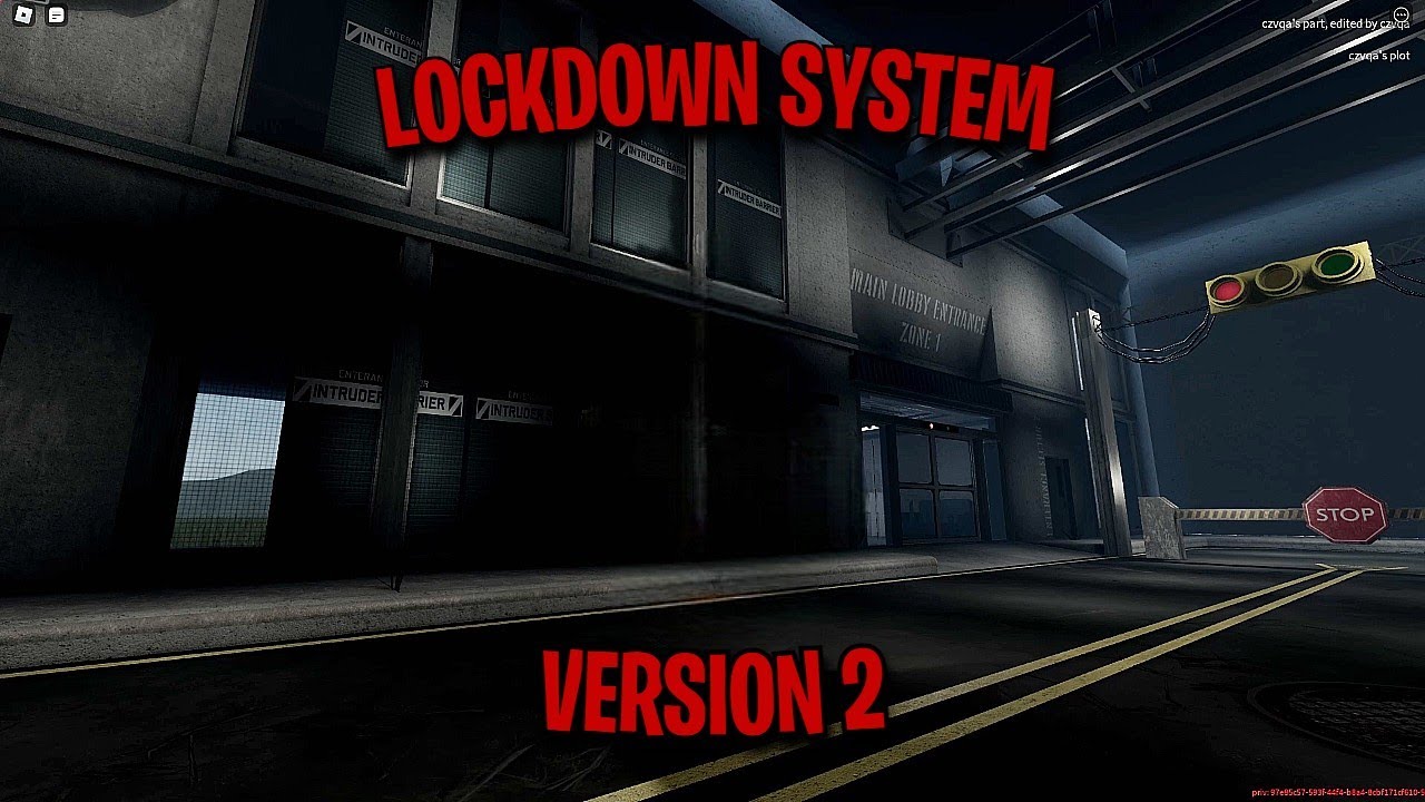 Security Lockdown System Showcase V2 | Town | Roblox