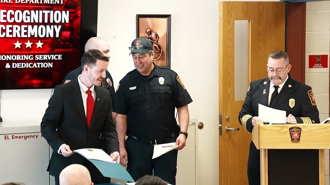 East Longmeadow Fire Department Recognition Ceremony 2/27/26