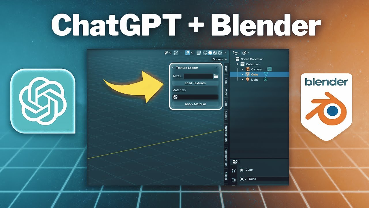 J'ai créé un addon avec ChatGPT pour Blender !