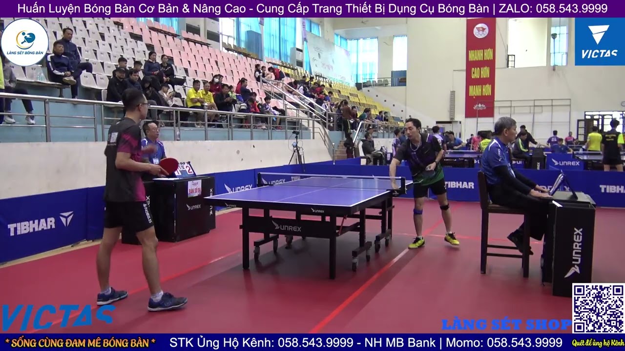 Tú Làng Sét vs Vũ Quang Hiền - Vòng Bảng Đồng Đội Hạng A | Giải Bóng Bàn Thiên Trường Open 2025