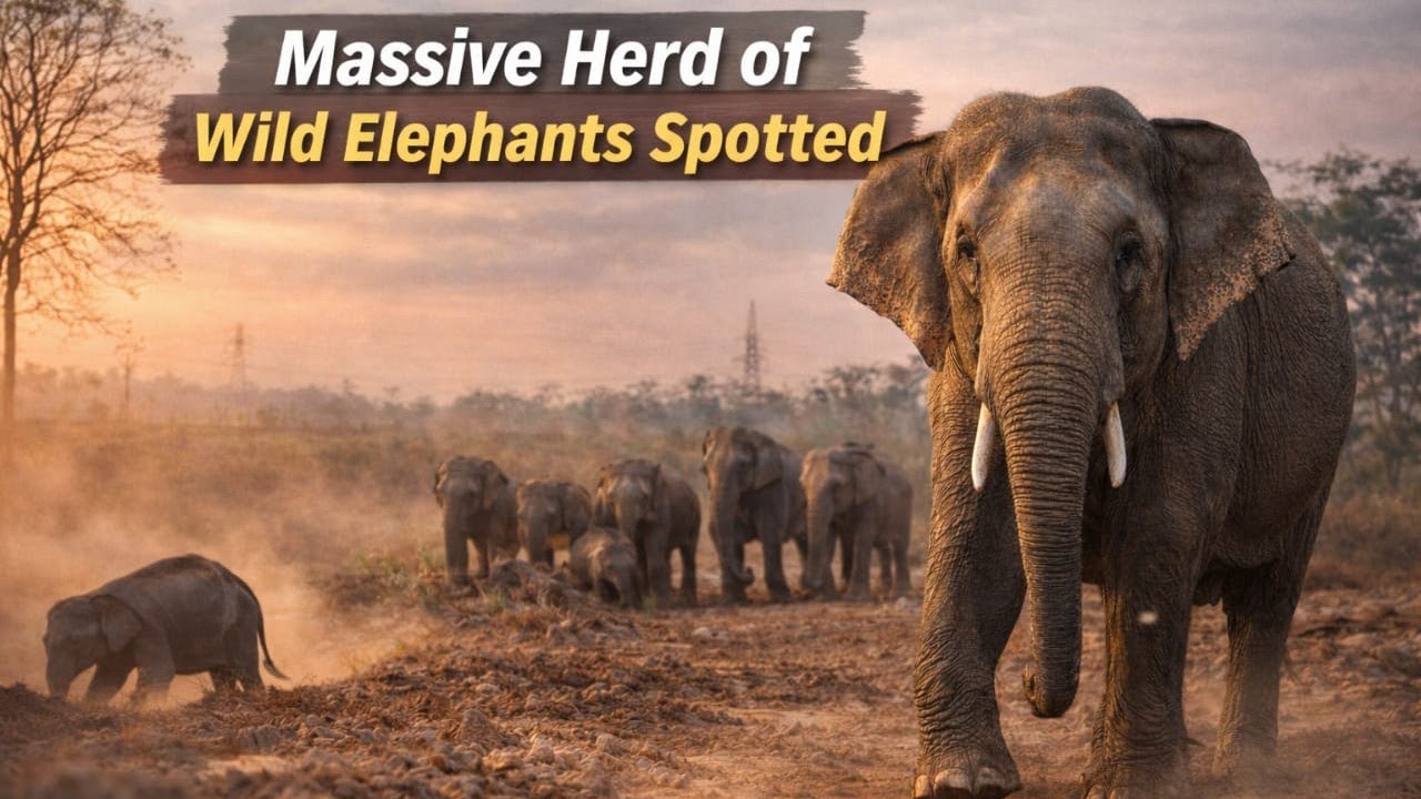Wild Elephant Family Walking Together 🐘|| Rare & Amazing Moment 😱🌿 @Aswildelephant 