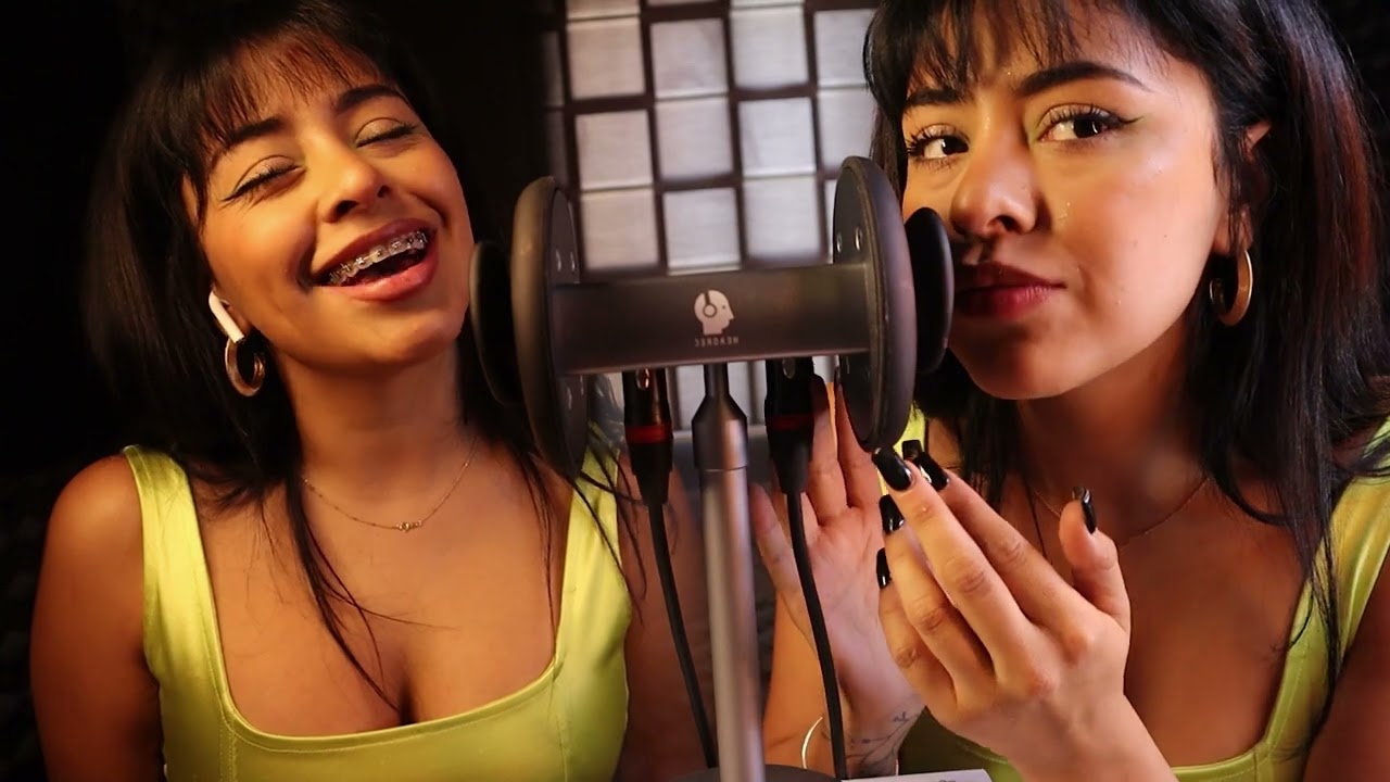 ASMR TWINS / 3DIO / DUERME con los mejores M0UTH SOUNDS / 4K