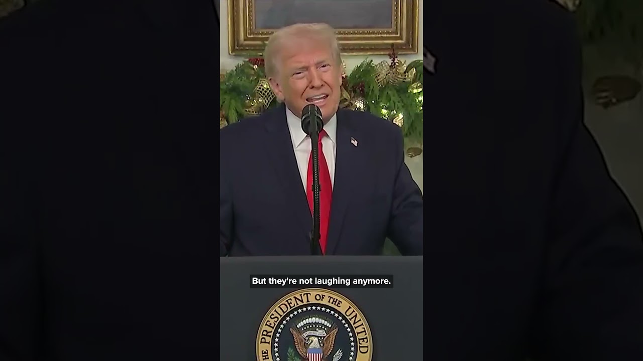President Trump opens speech by touting achievements in first 11 months in office