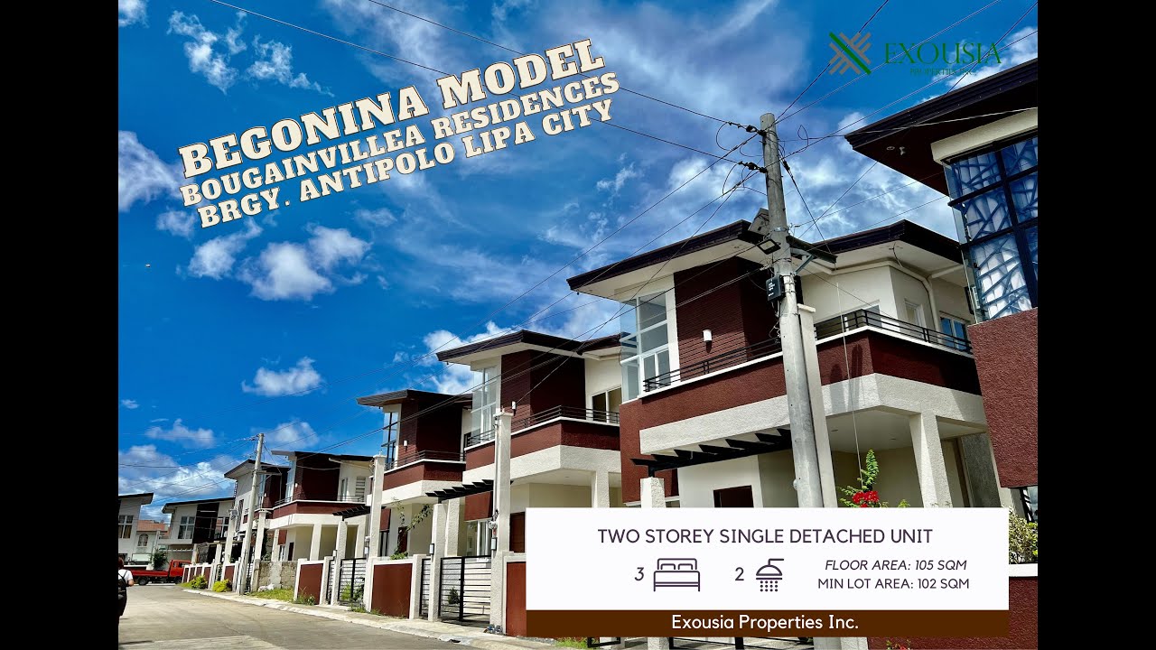 Pre-Selling House and Lot For Sale in Lipa City Batangas COMPLETE TURNOVER UNIT | BEGONIA MODEL