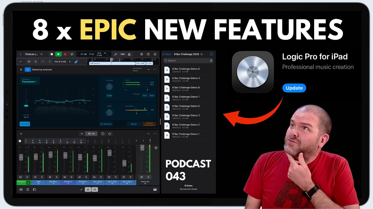 Logic Pro iPad | 8 x BEST new features
