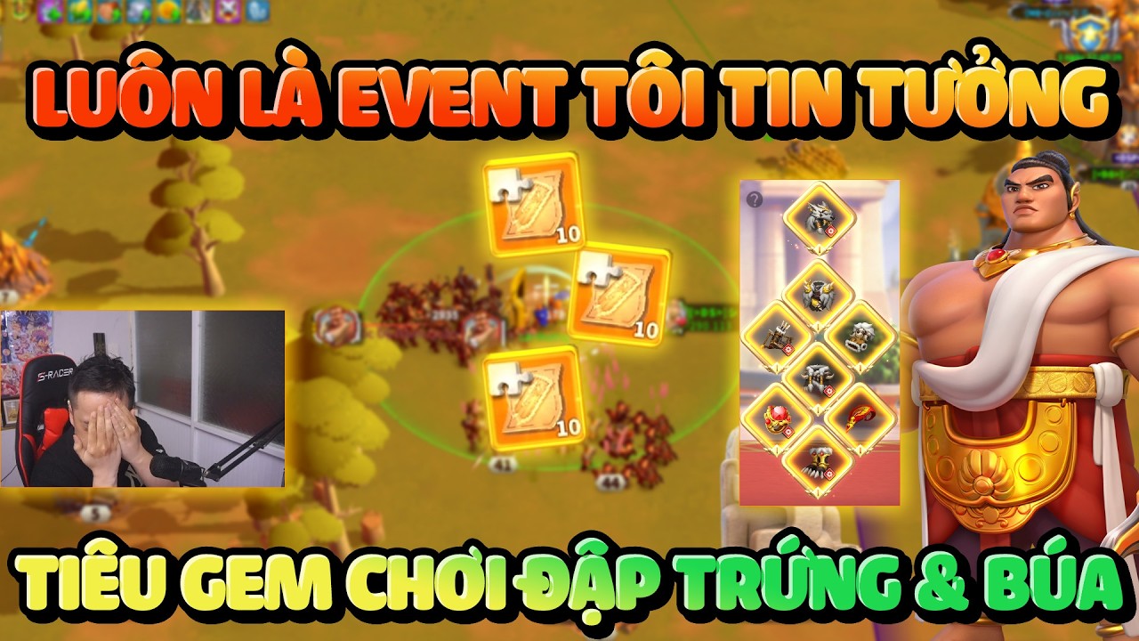 Thấy Viewer Đập Trứng Quá Ngon Rok F2P Tinh Luyện Luôn Set Công Trình Cho Mada Rise of Kingdoms