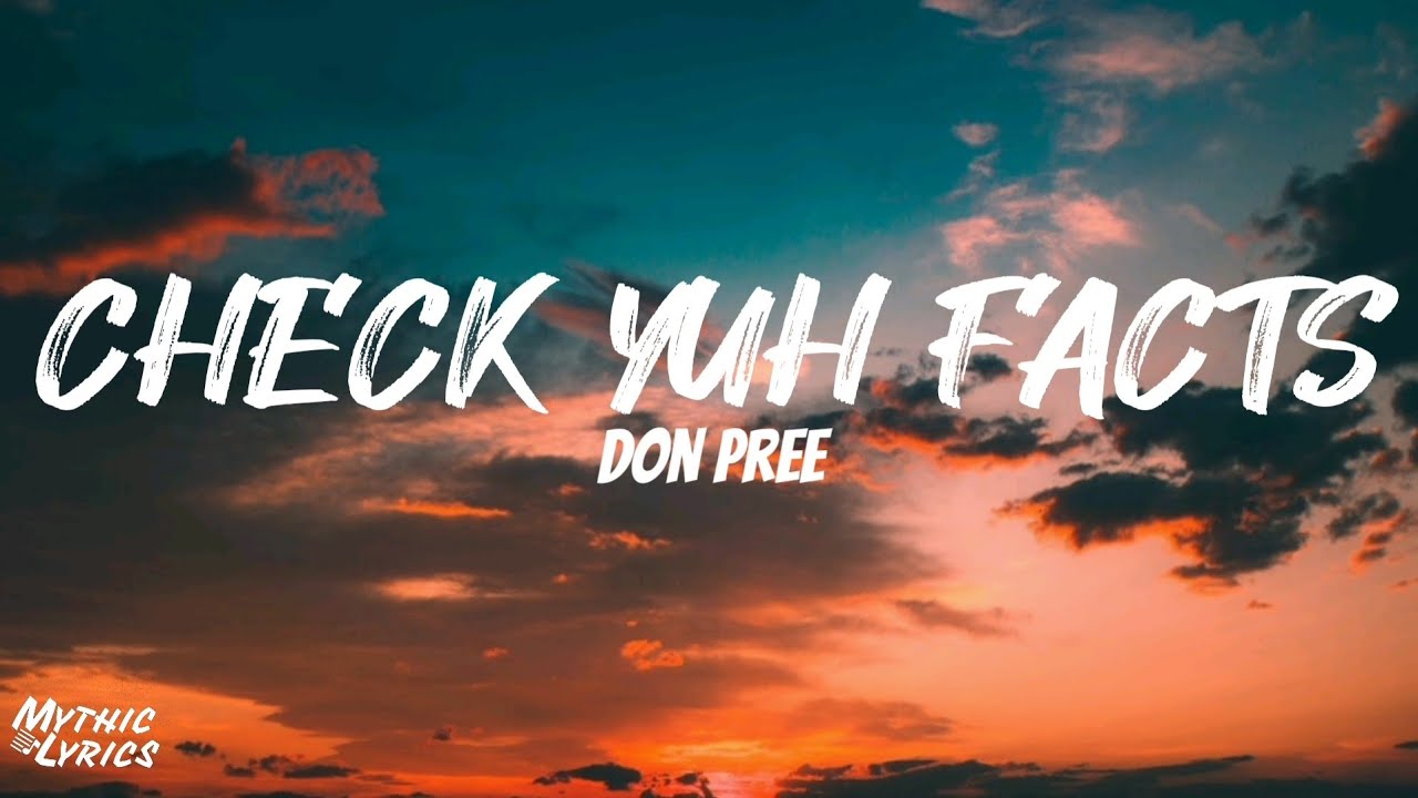 Don Pree - Check Yuh Facts (Lyrics) 
