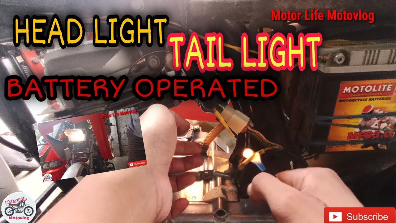 HONDA TMX 155 BATTERY OPERATED ( head light tail light ) | Motor Life Motovlog |