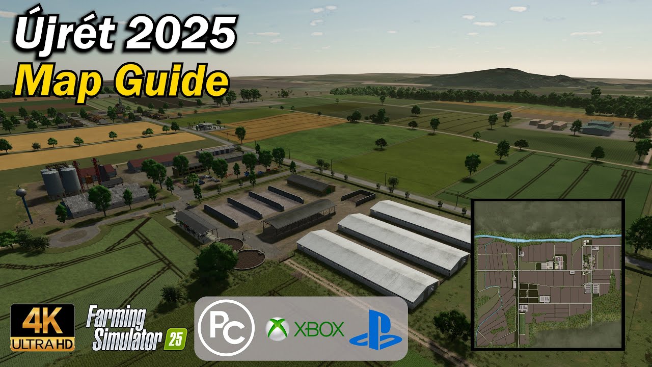 Újrét 2025 | Руководство по карте | Farming Simulator 25