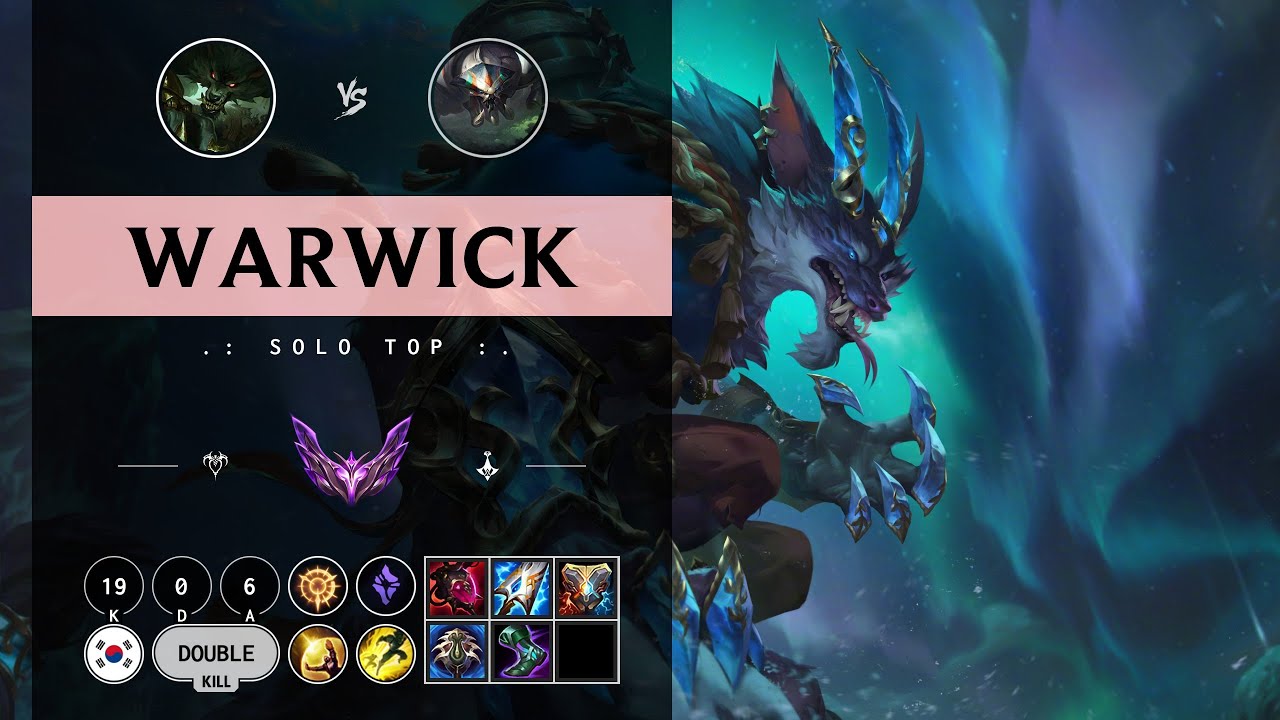 Warwick Top vs Skarner - KR Master Patch 14.9