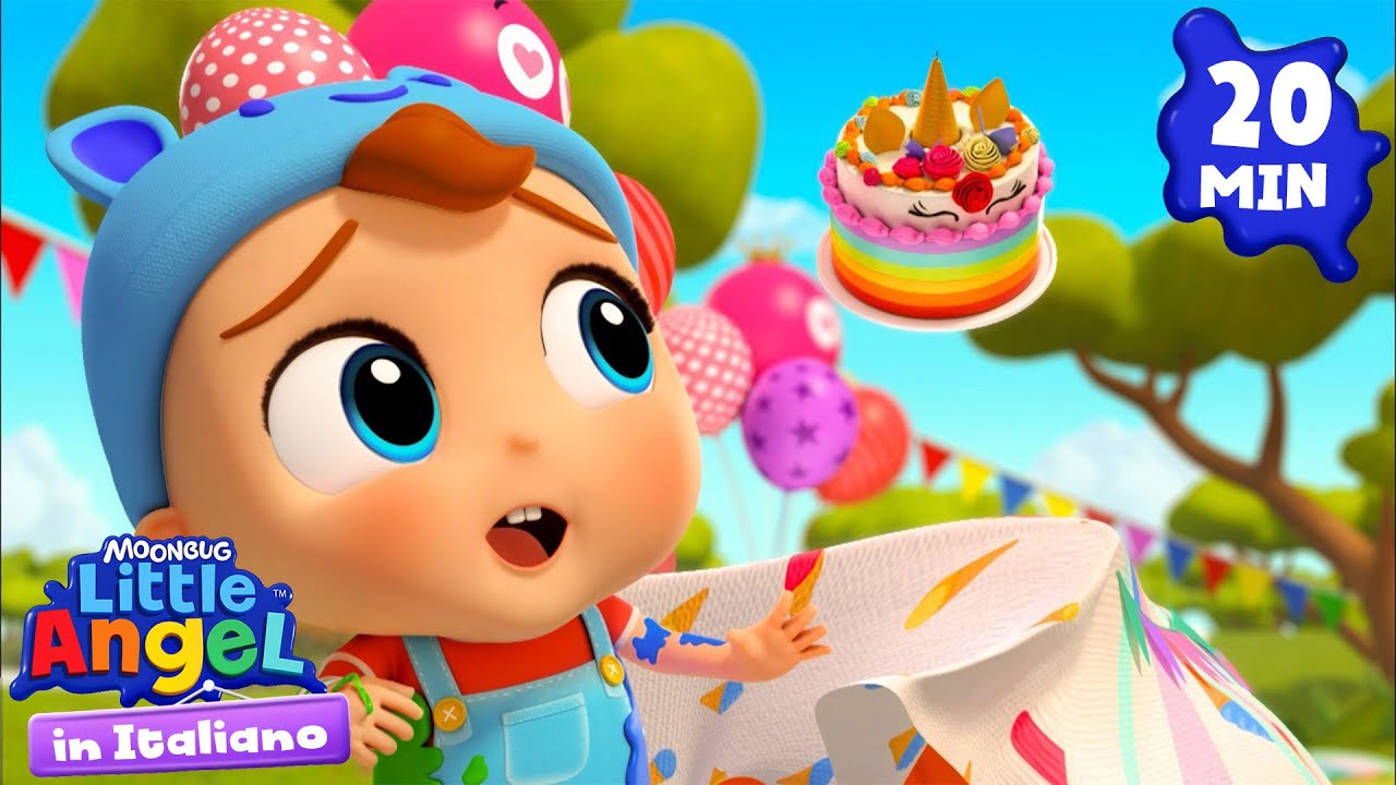 Oh No, Ho Fatto Un Pasticcio! 🎂🍥 | Little Angel Italiano | Cartoni Animati con Gianni Piccino