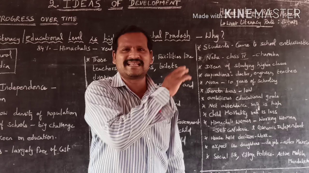 DEVELOPMENT AS PROGRESS OVER TIME / CLASS -10 / T.J.VENKATESH