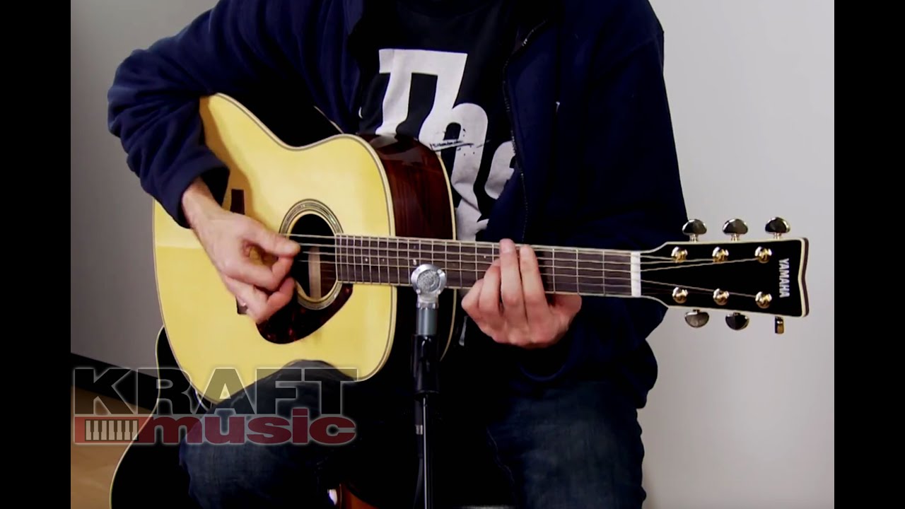 Yamaha LL6 ARE Handcrafted Acoustic Guitar Performance
