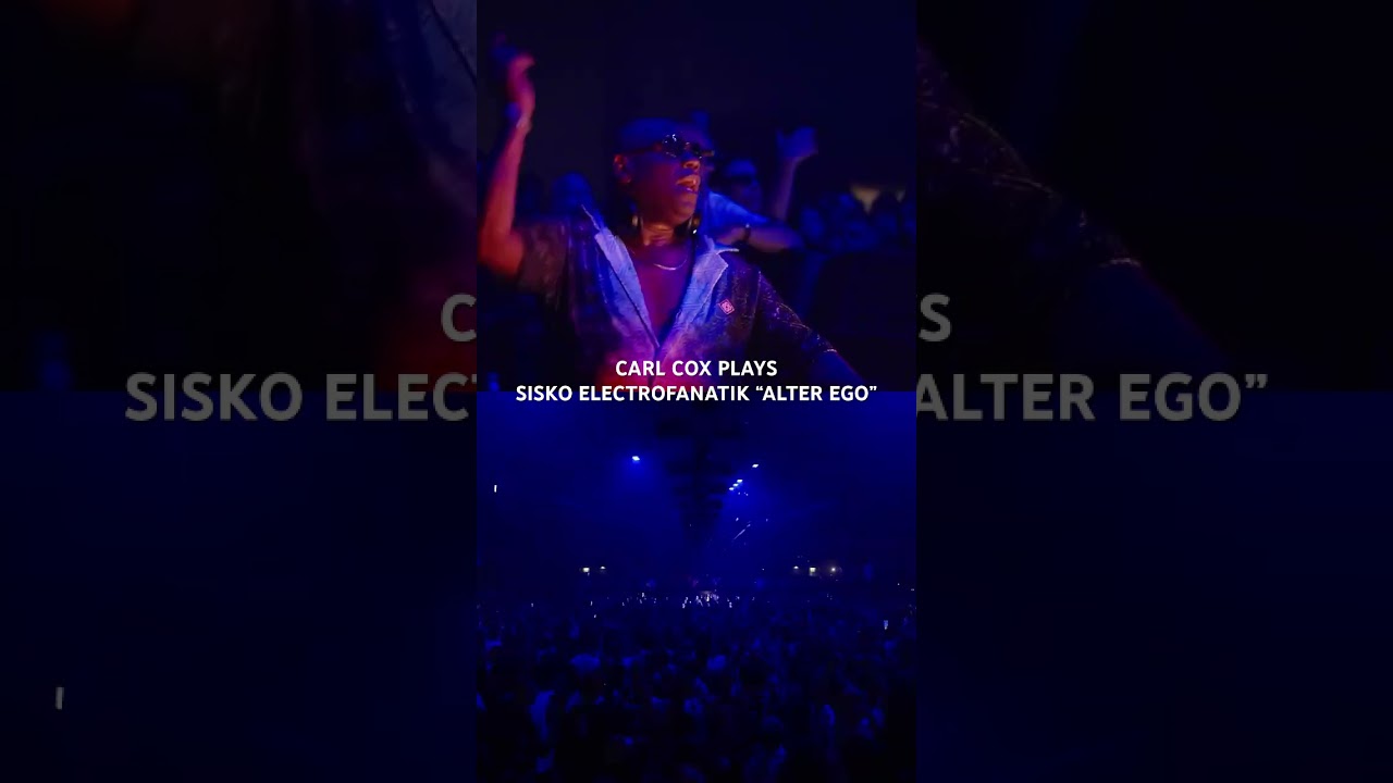 The King Carl Cox drops Sisko Electrofanatik “Alter Ego” 👑 
