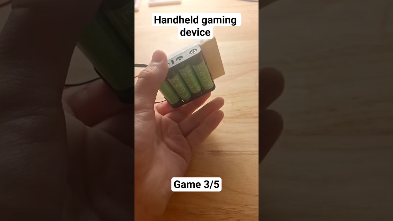 Custom gaming device powered by 5v rechargeable battery pack. #arduino #arduinoproject #arduinonano