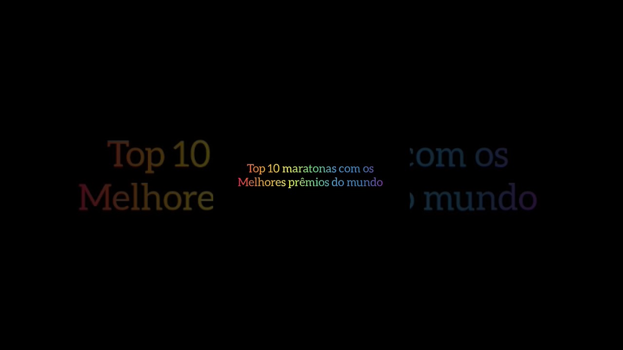 top 10 maratonas com os melhores pr&ecirc;mios do mundo