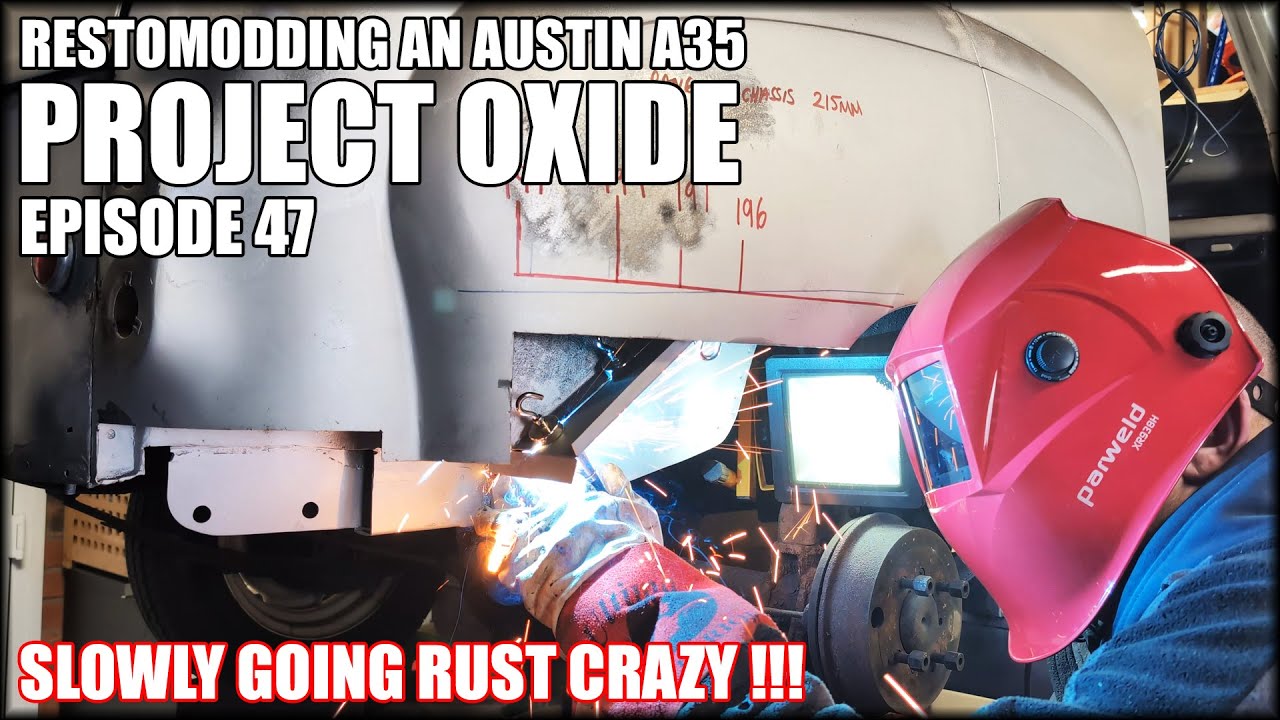 Восстановление стойки шасси Austin A35. Изготовление панелей. Проект «Оксид». Часть 47. Реставрац...