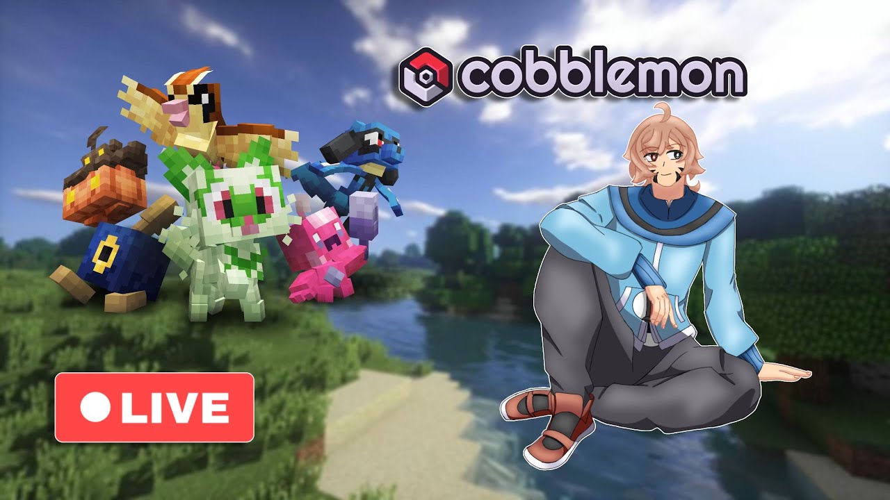 ✨The Cobblemon Forever world! Let's catch all 151 Kanto Pokémon ✨