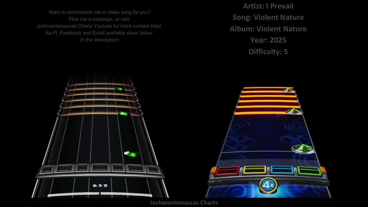 I Prevail - Violent Nature (Phase Shift/YARG Drum Custom)