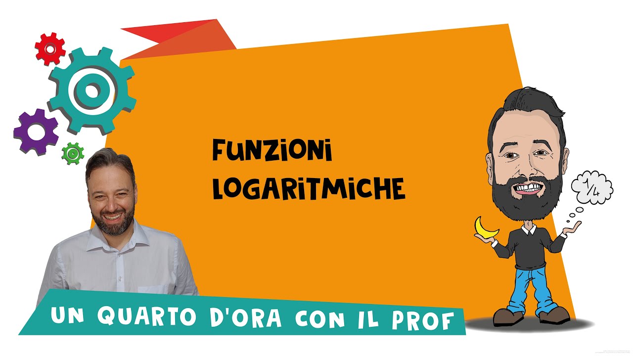 FUNZIONI LOGARITMICHE - definizione come funzione inversa dell'esponenziale e grafici