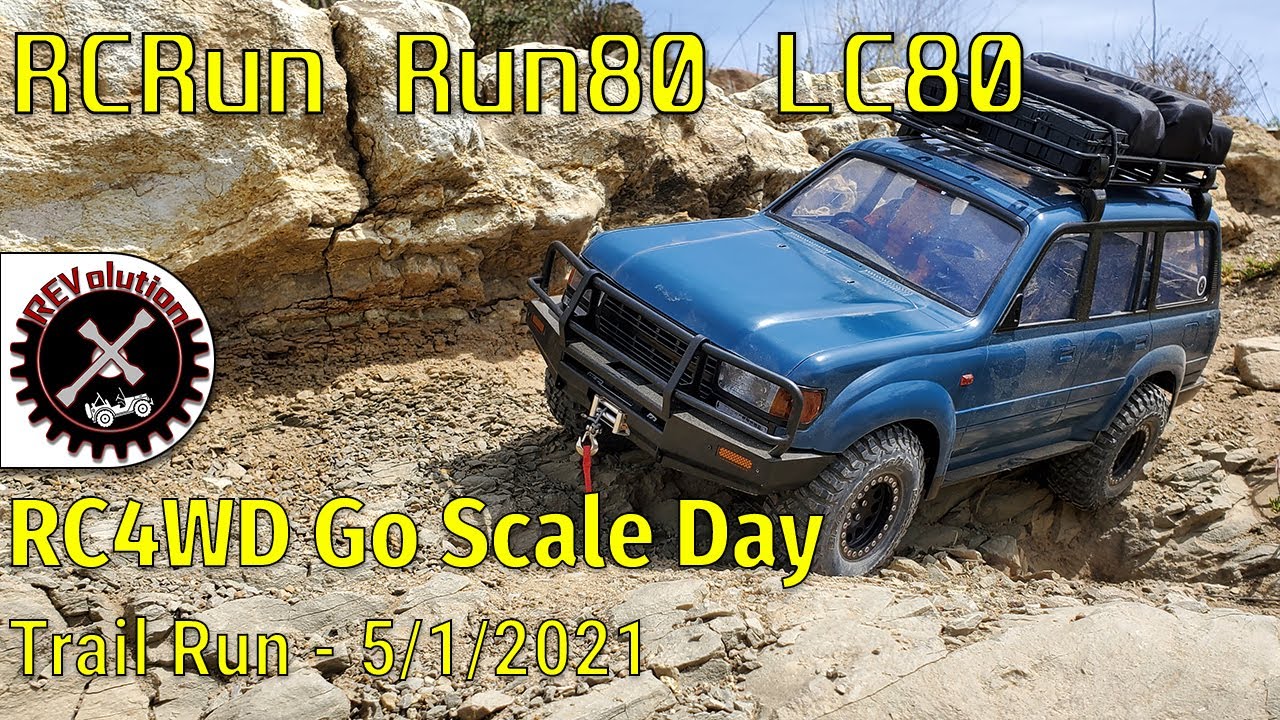 RCRun Run-80 Toyota Land Cruiser 80 - Trail Run - 5-1-2021