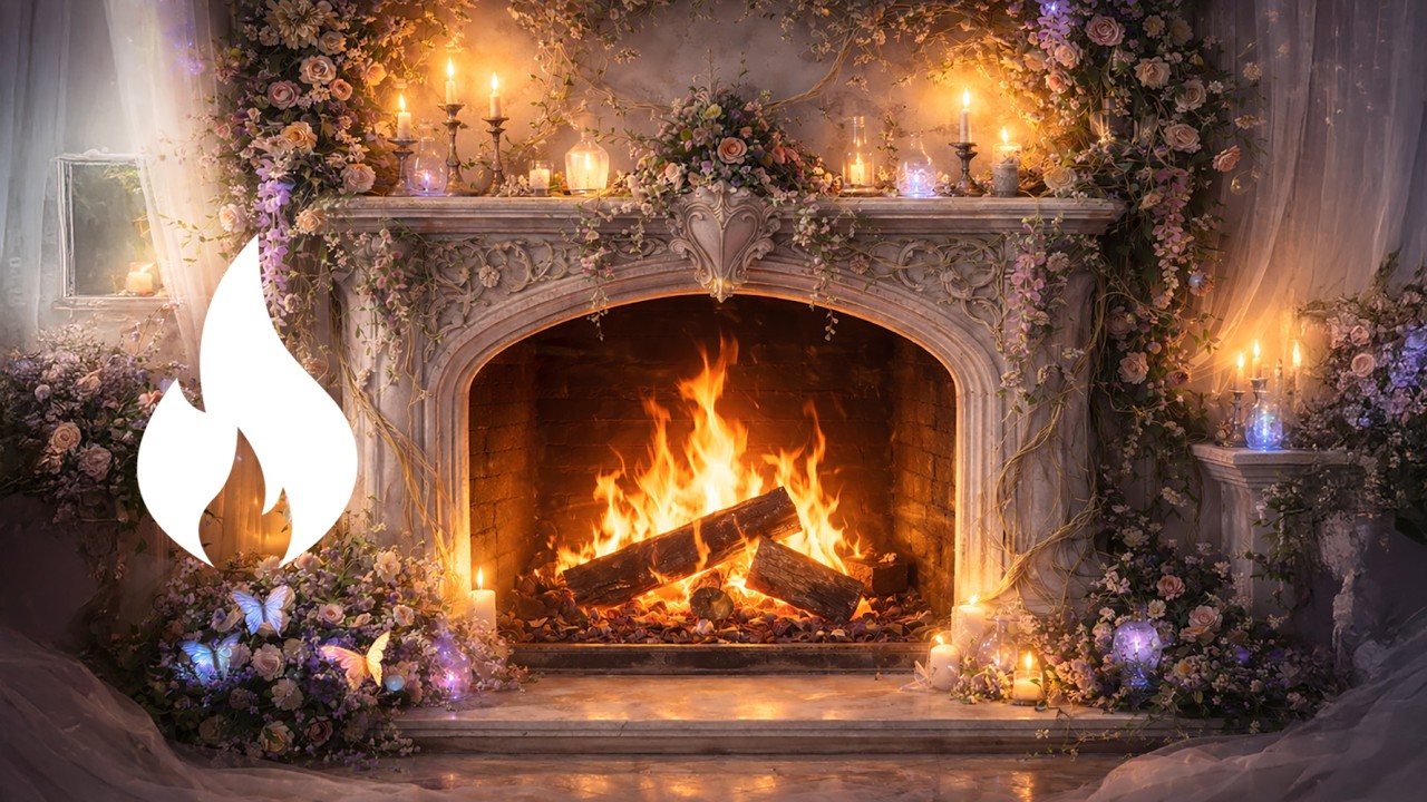 Fireplace Sounds 🔥 10 Hours | Crackling Fire for Sleep & Relaxation