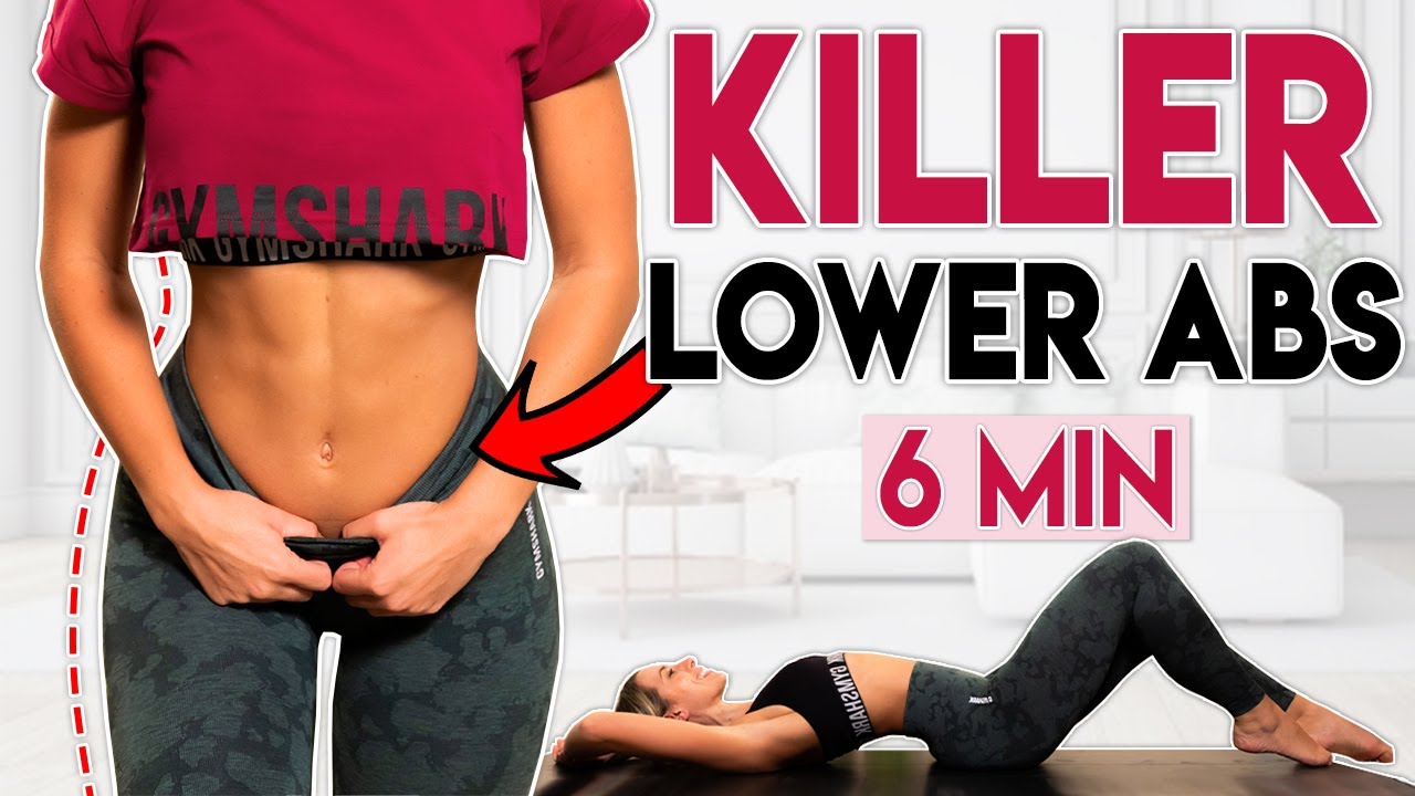KILLER LOWER ABS 🔥 Сжигаем жир и тонус живота | 6 мин. Интенсивная тренировка