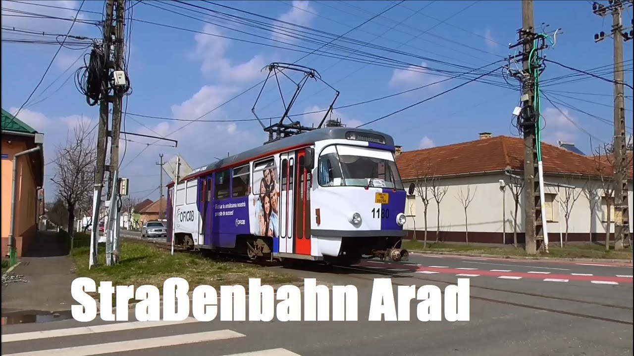 Straßenbahn Arad 2018