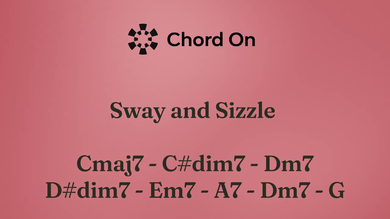 Sway and Sizzle Cmaj7   C